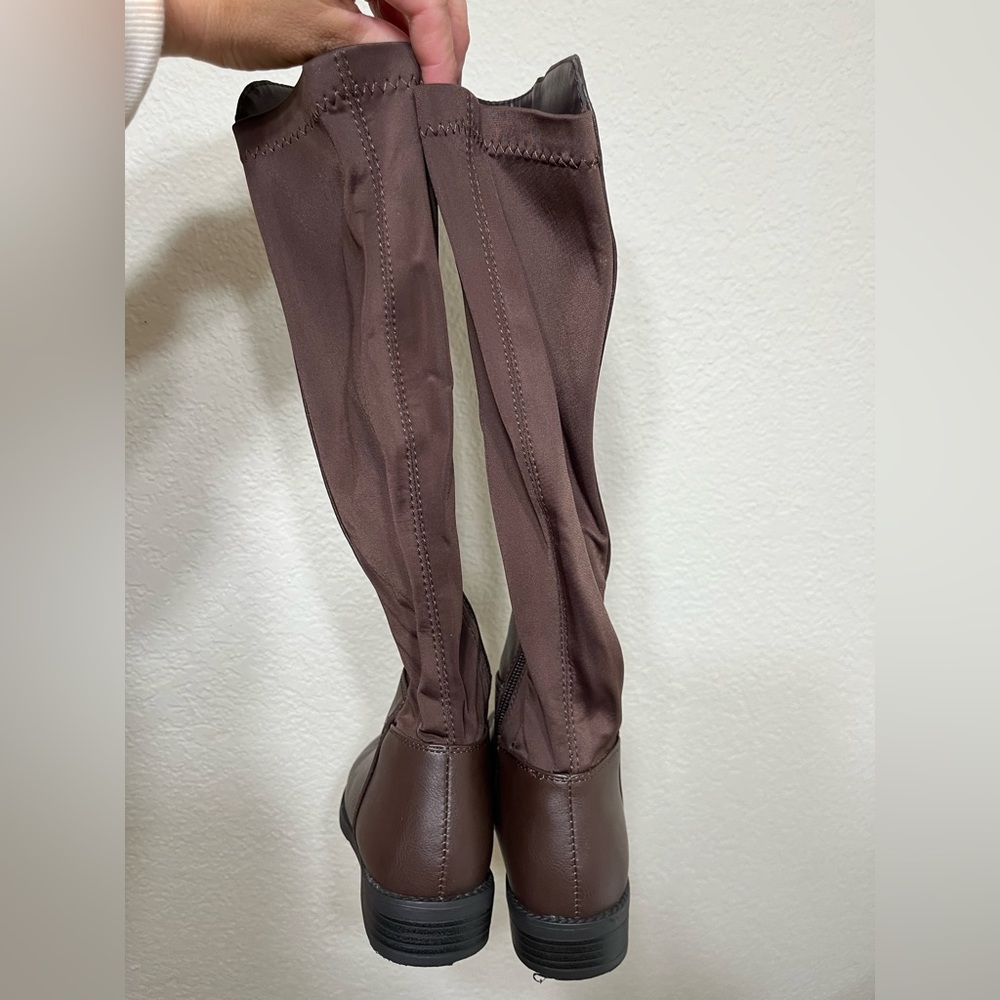 Brown tall boots